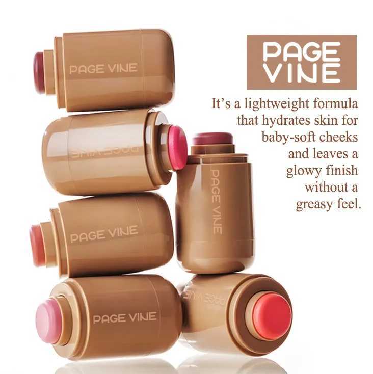 PAGE VINE Pocket B Stick Lip Cheek Hydra Stick Highlighter Brightens Natural Hydrated Skin Creamy For Cosmetics MakeupW250220