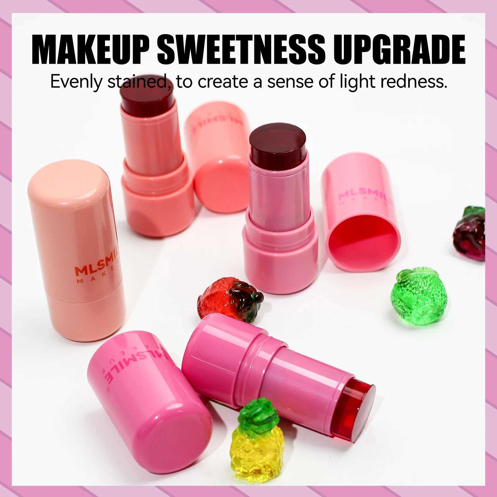 Jelly Ber Lip Cheek Tint Stick Moisturizing Clear Brighten Lipgloss Lipstick Lasting Tinted B Cream Matte Contour MakeupW250220