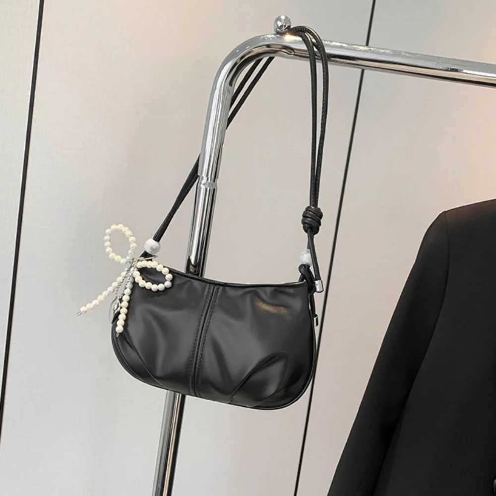 Trendy Bowknot Shoder Bag Underarm Bag Daily Casual Cmuting Bag Handbag Party Banquet Bag Gift for Wen Y250321