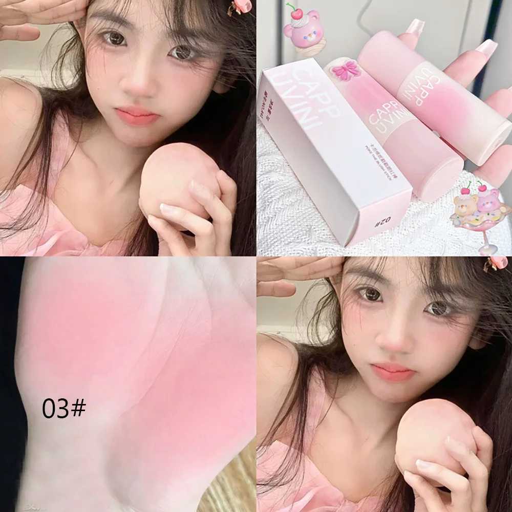 Natural Pink Color Cappuvini Ber Stick Face Ber Patting Powder Ber for Cheeks Cute Korean StyleW250220