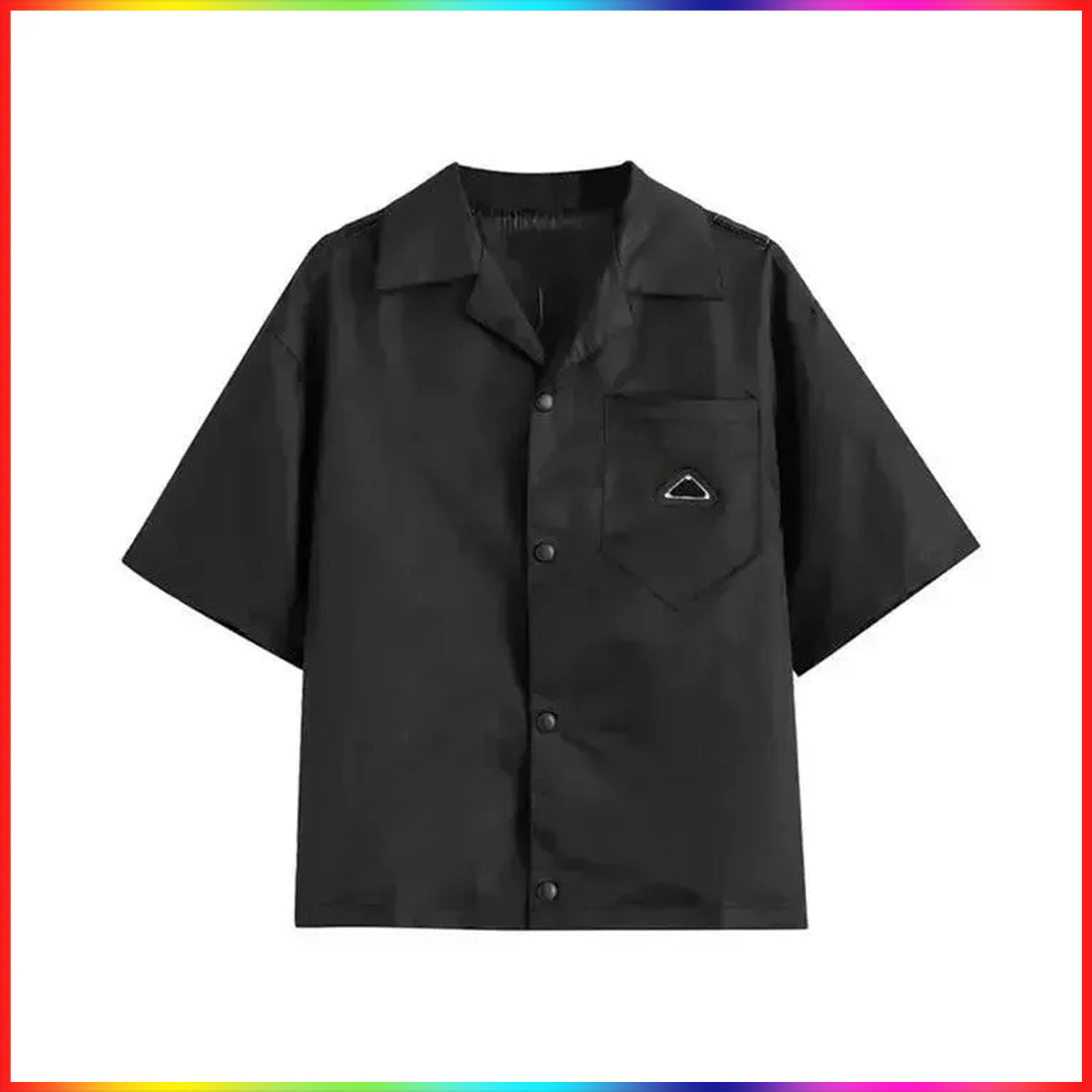 5A Designer Shirt Mens Button Up Print Shirts 2025 Luxury Summer Fashion Quick drying Shirt splash-ink letter print design couple Casual Beach Polo lapel Clothes