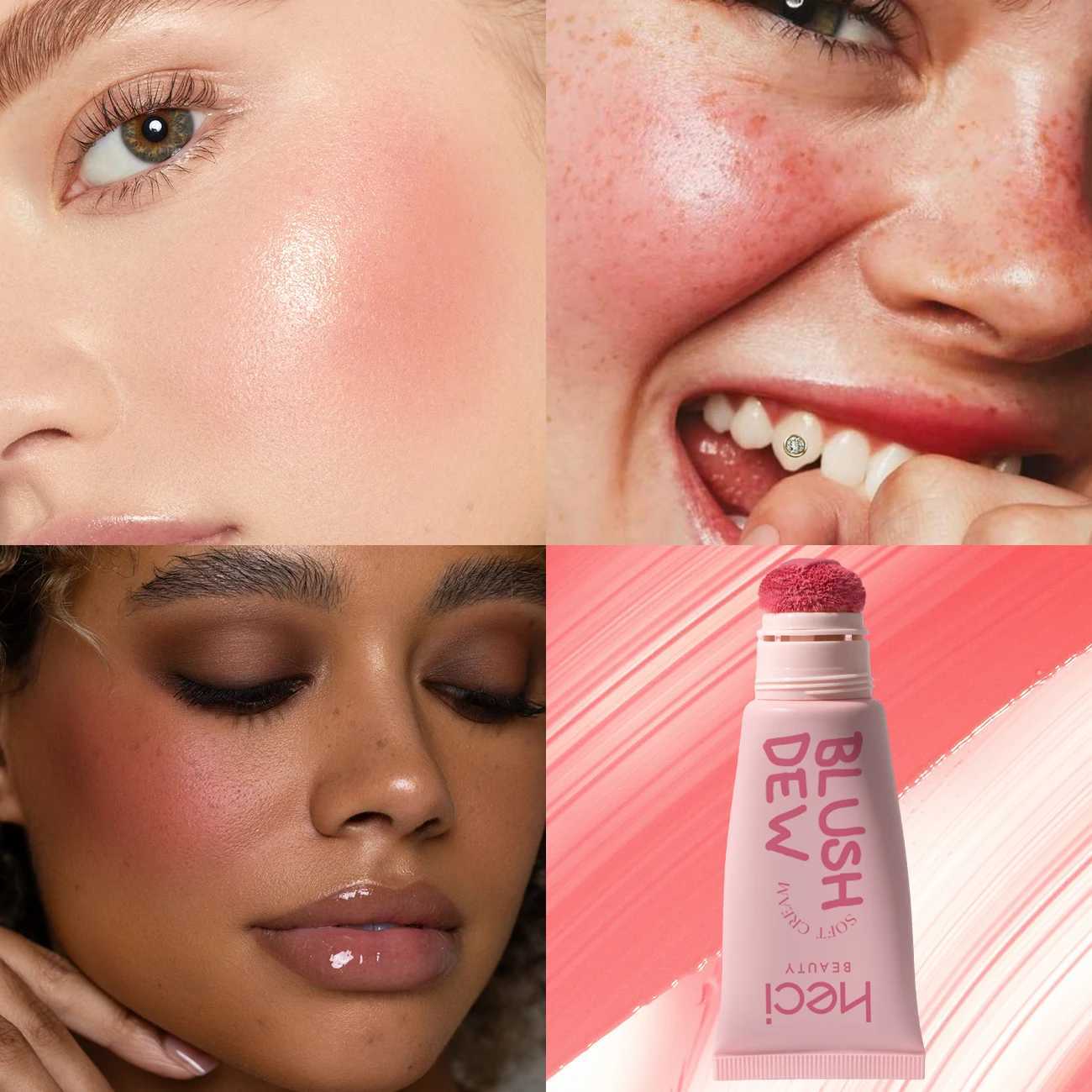 3-in-1 high pigment liquid B long-lasting skin tone facial contour easy to apply multifunctional makeup lip Christmas giftW250220