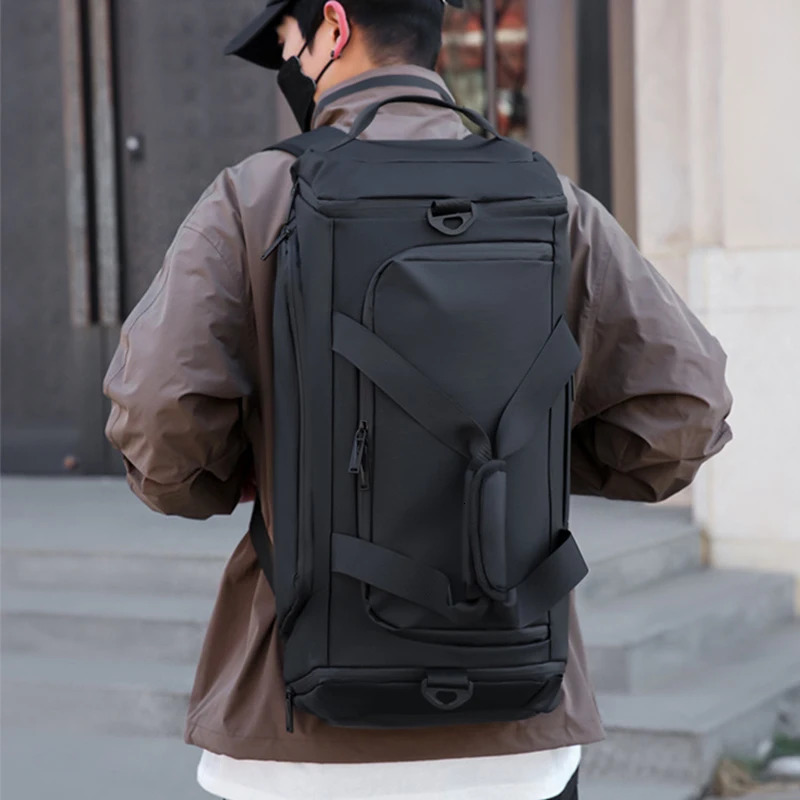 Travel backpack for men duffle bag business travel bag waterproof hand carry multi-functional luggage bag 250214