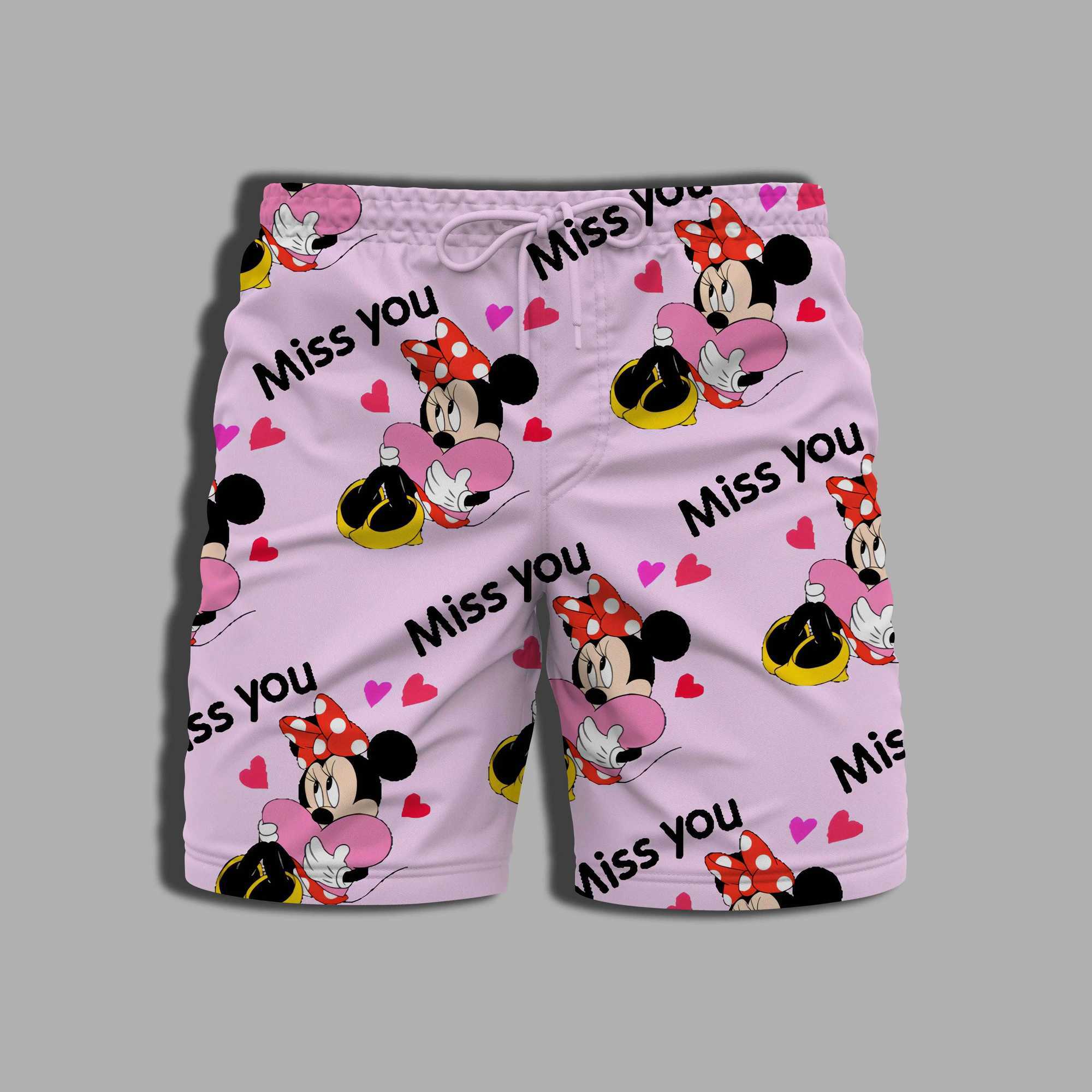 Mens Clothing Beach Printing Summer Whole Swimsuit Male Shorts for Women Bathing Suit Man Gym Minnie Pants X250220