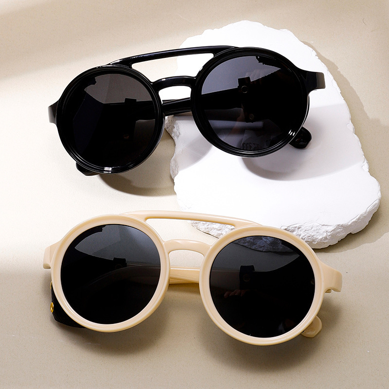 2025 New Steampunk Retro Round Frame Sunglasses Cool Everything High Quality Travel UV Protective Sunglasses for Men and Women