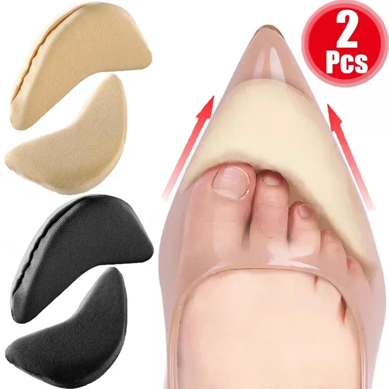 Sponge Forefoot Insert Pads Women Pain Relief High Heel Insoles Reduce Shoes Size Filler Protector Adjustment Shoe Accessories 250219