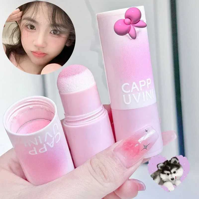 B Stick Monochrome Natural Matte Peach Pink B Powder Sponge Head Multi-use Contour Shadow Cheek Pigments Rouge CosmeticW250220