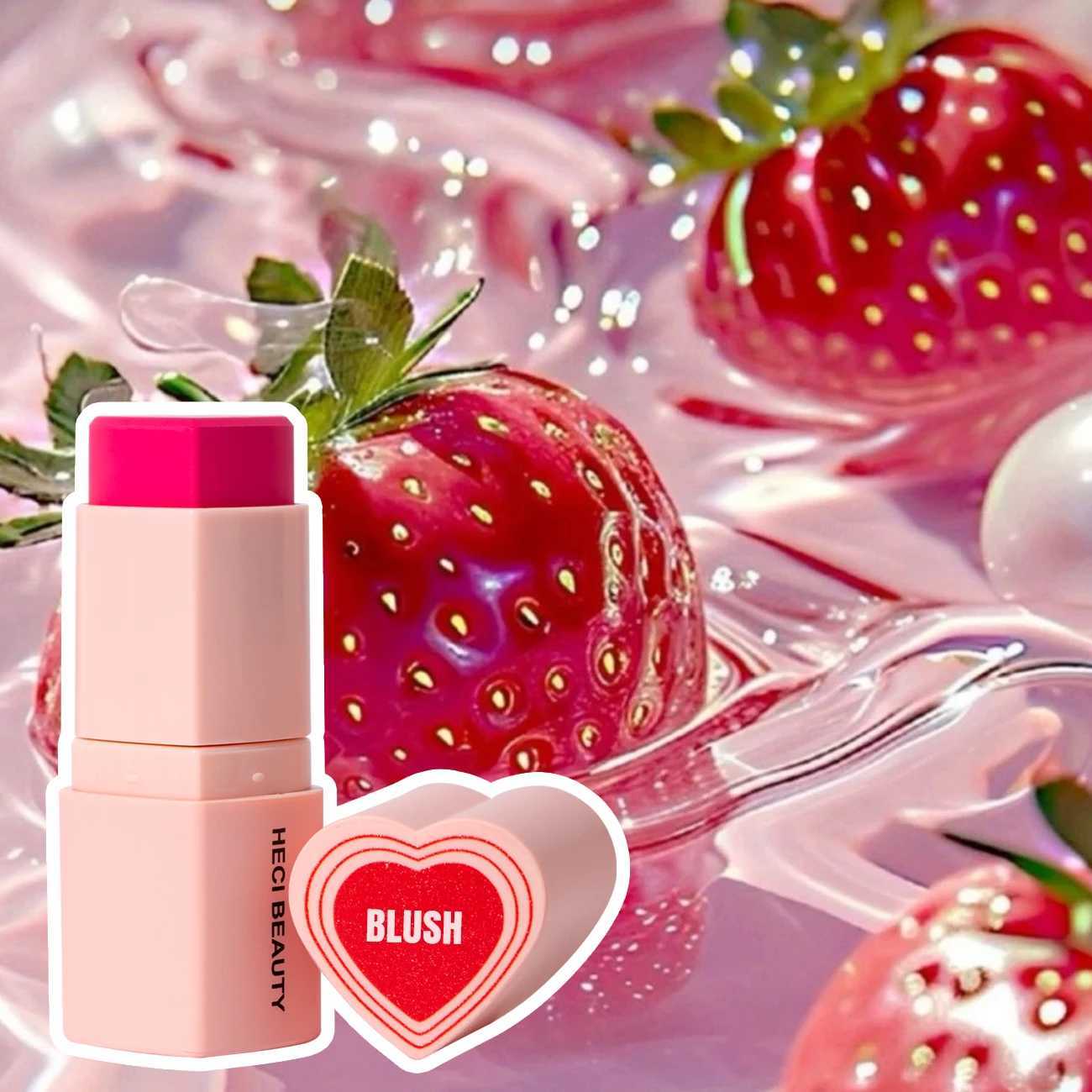 Velvet Cream B Stick Waterproof Buildable Matte Ber Multi-Use Makeup Stick Hot Pink Gifts For Mother GirlW250220