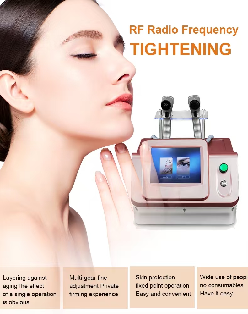 Portable Thermo Lift Facial Rf Machine for Salon Wrinkle Removal Focused Rf Radiofrequency 40.68mhz Skin Tightening Face Machine