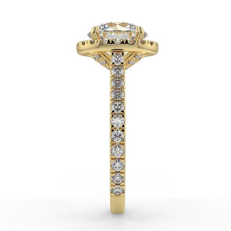 Luxury 14k Gold Moissanite Engagement Gemstone Ring Unique Ring Design Diamond Rings Italy