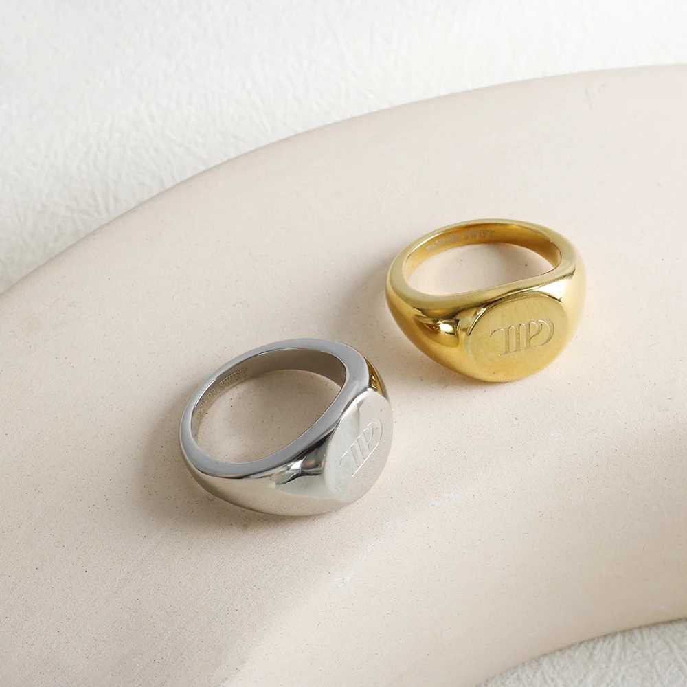 JINHUI TTPD Engraved Letter Rings For Wen Stainless Steel Metal The Tortured Poets Department Ring Waterproof Fashion Jewelry X250220