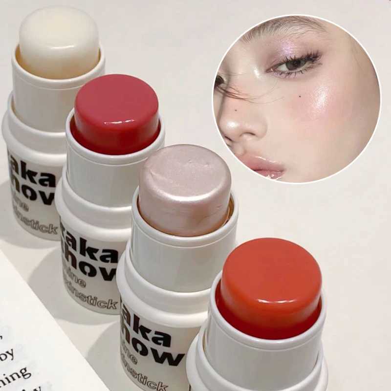 Water Gloss B Stick Makeup Pink Orange Ber Cream Shimmer Highlighter Stick LongLasting Waterproof Lip Cheek Tint PigmentW250220