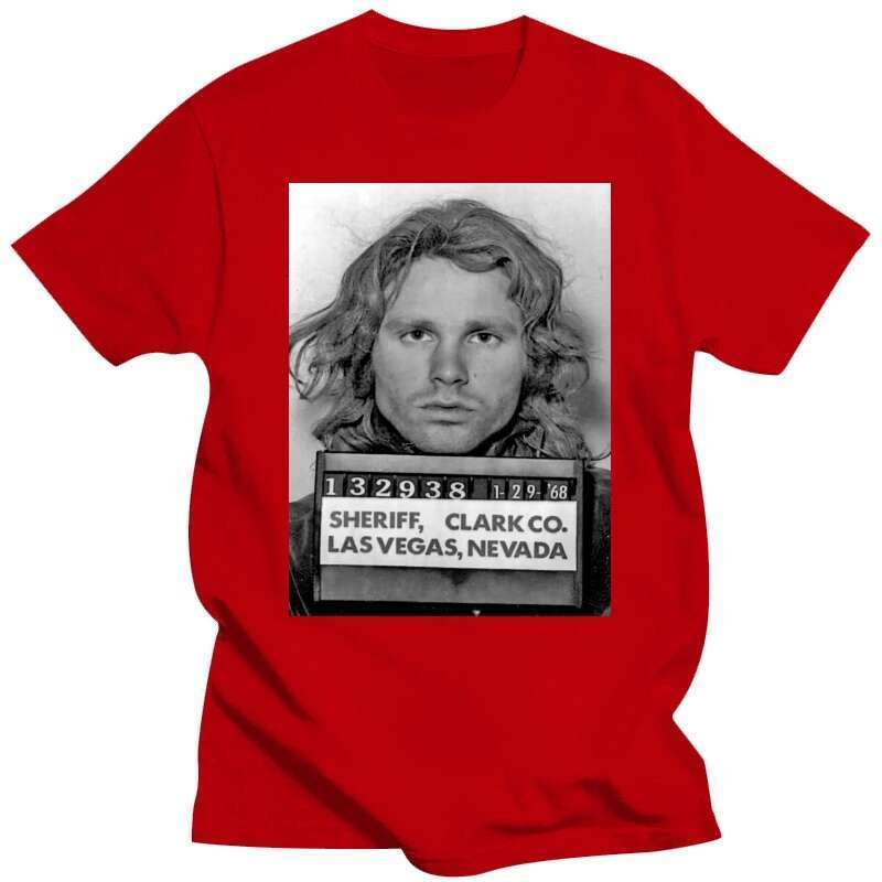 Jim Morrison Mugshot shirt, Jim Morrison vintage unisex T-shirt