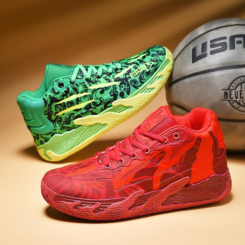 Spring high-top basketball men's cement star junior high school students real combat sports ball shoes 39-45