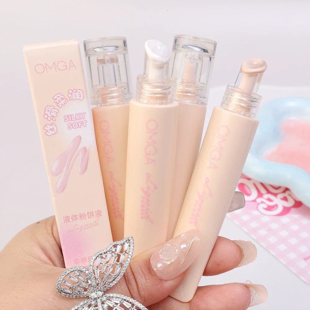 Professional foundation cream waterproof durable base bright white cover dark circle female concealer 250217