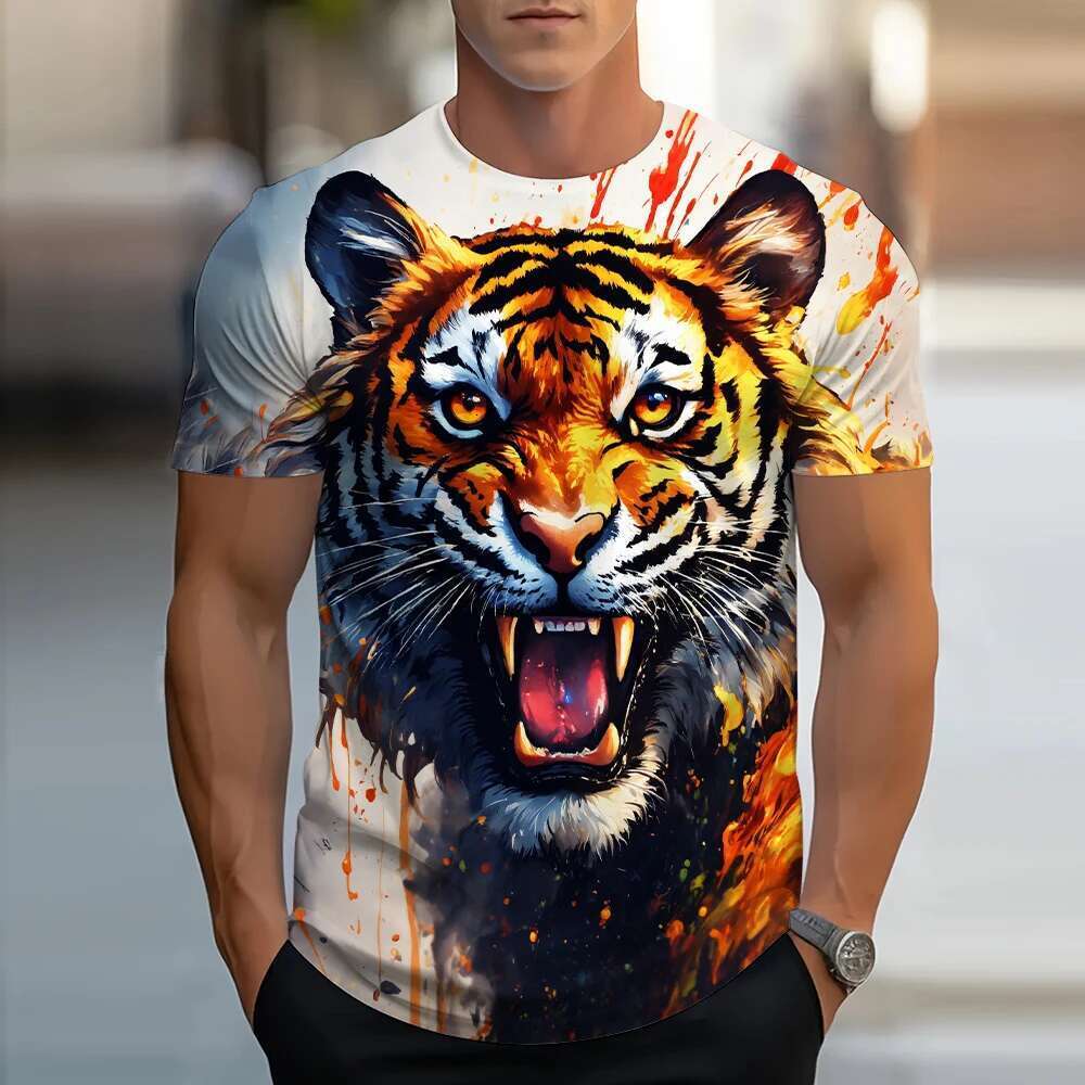 Short Sleeve T-Shirt for Men and Kids, Streetwear, Hip Hop, Harajuku, Y2k