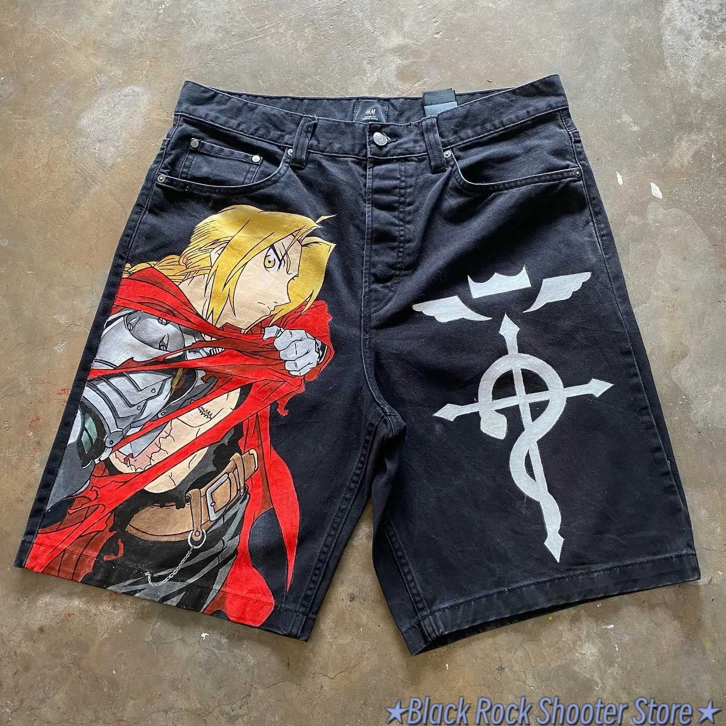 Harajuku Fashion Y2k Bagged Jeans Retro Wide Leg Denim Pants Popular Anime Sports Pants Street Couple Trouser Mens Wear X250220