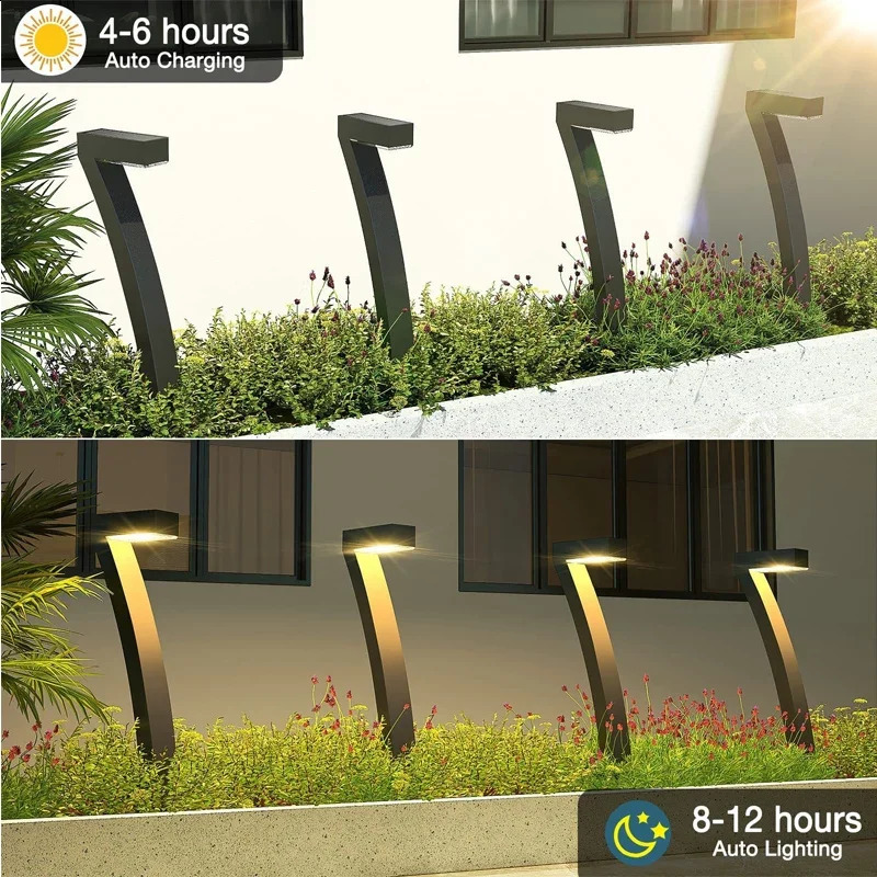 4/8 Pcs Solar LED Light Garden Lights Outdoor Lighting IP65 Waterproof Lawn Path Spotlight for Yard Driveway Walkway Patio Decor 250220