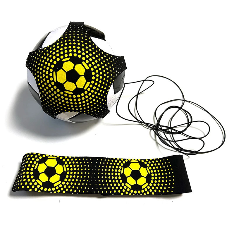 Soccer Ball Juggle Bag Children Auxiliary Circling Training Belt Kids Soccer Kick Trainer Rebound Exercise Band 250218