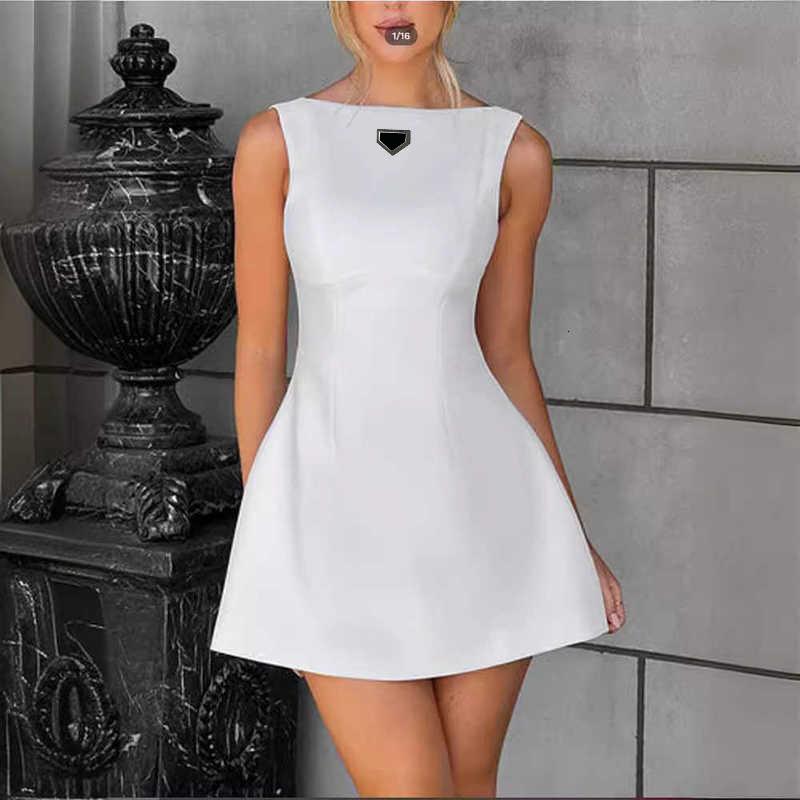 Luxury designer dress womens Casual Dresses Summer New Sexy dress with a cut-out back Dress Designer skirt white dress summer dresses for women