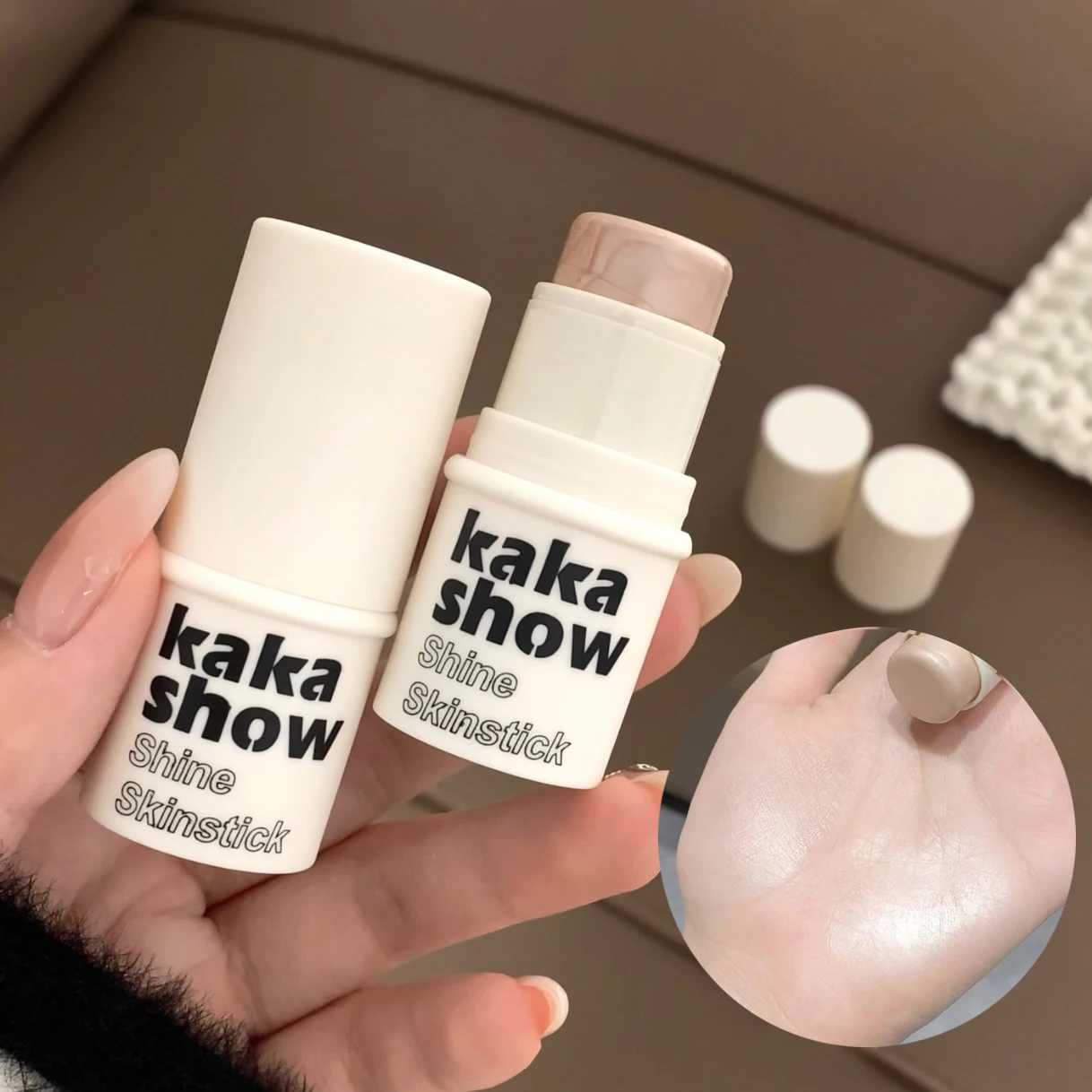 Water Gloss B Stick Makeup Pink Orange Ber Cream Shimmer Highlighter Stick LongLasting Waterproof Lip Cheek Tint PigmentW250220