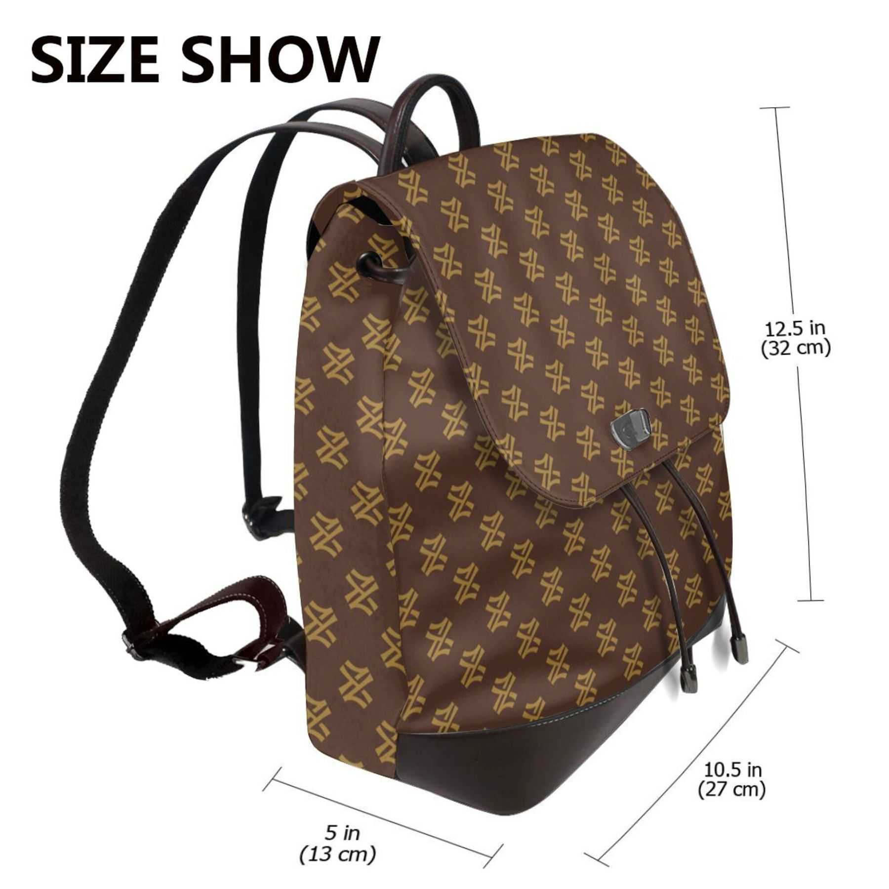 NXY High Quality Women Leather Backpack Designer Back Pack Bookbag Cute Mini Backpacks Vintage Print Travel Bag Girls Schoolbag 250220