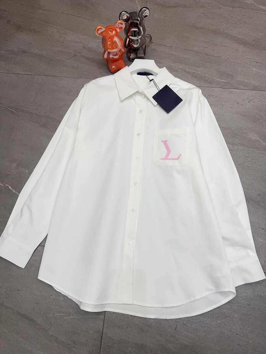 designer shirt women brand jacket women spring jacket fashion letter printing logo ladies long sleeved shirt girl high-quality lapel shirt Feb 19