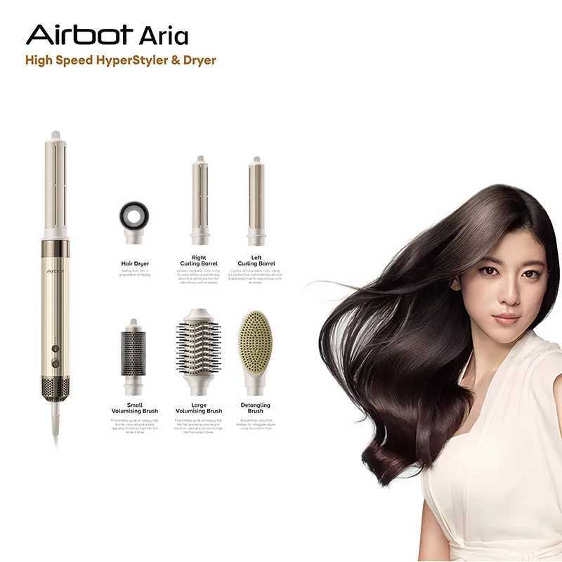 Professional 6 in Airbot Aria000RPM High Speed Hair Styler Multi-Styler Hair Dryer Hot Air Bush Strightener Hair Culer W250220