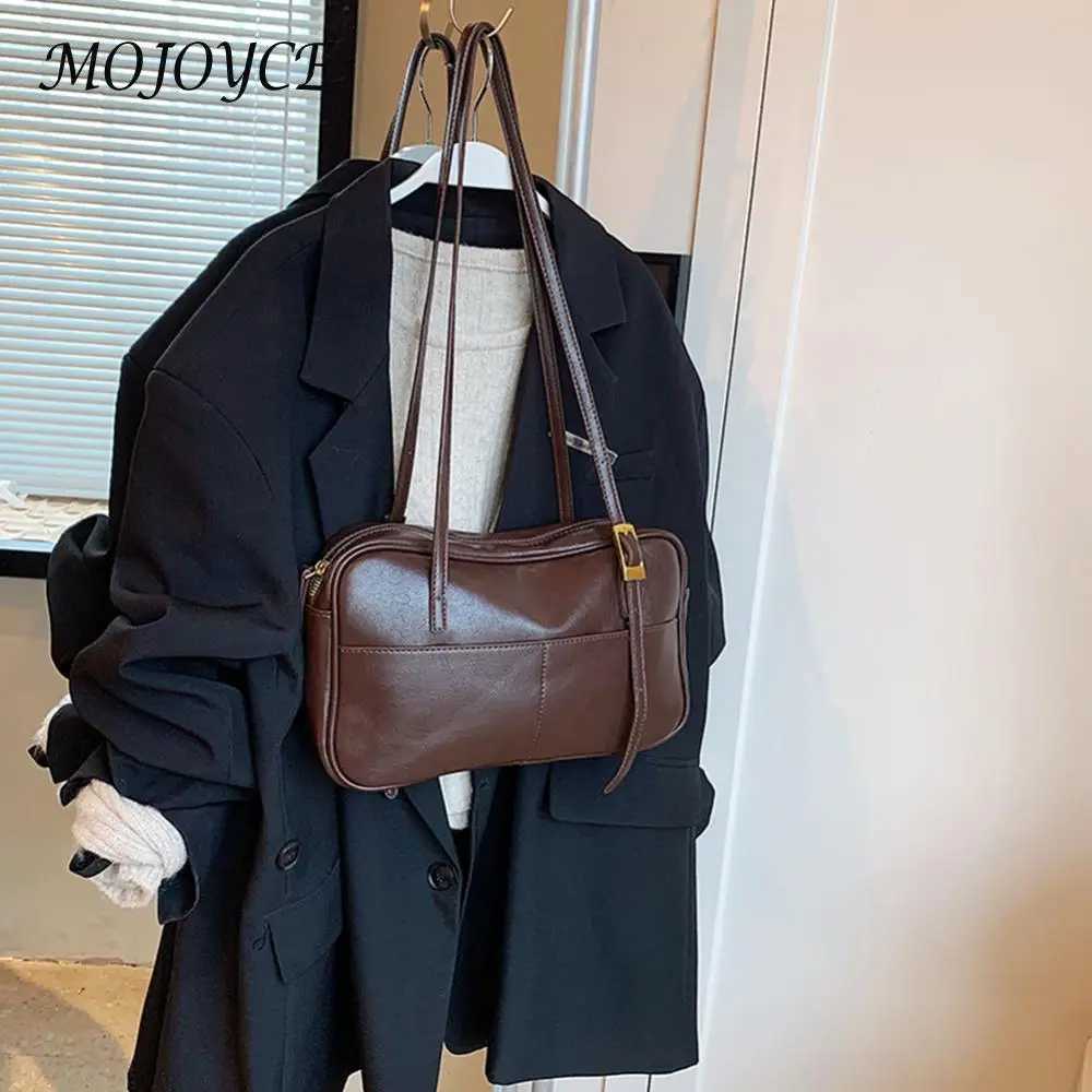 Fashionable Boston womens adjustable shoulder strap handbag made of PU leather perfect for work and travel Y250218