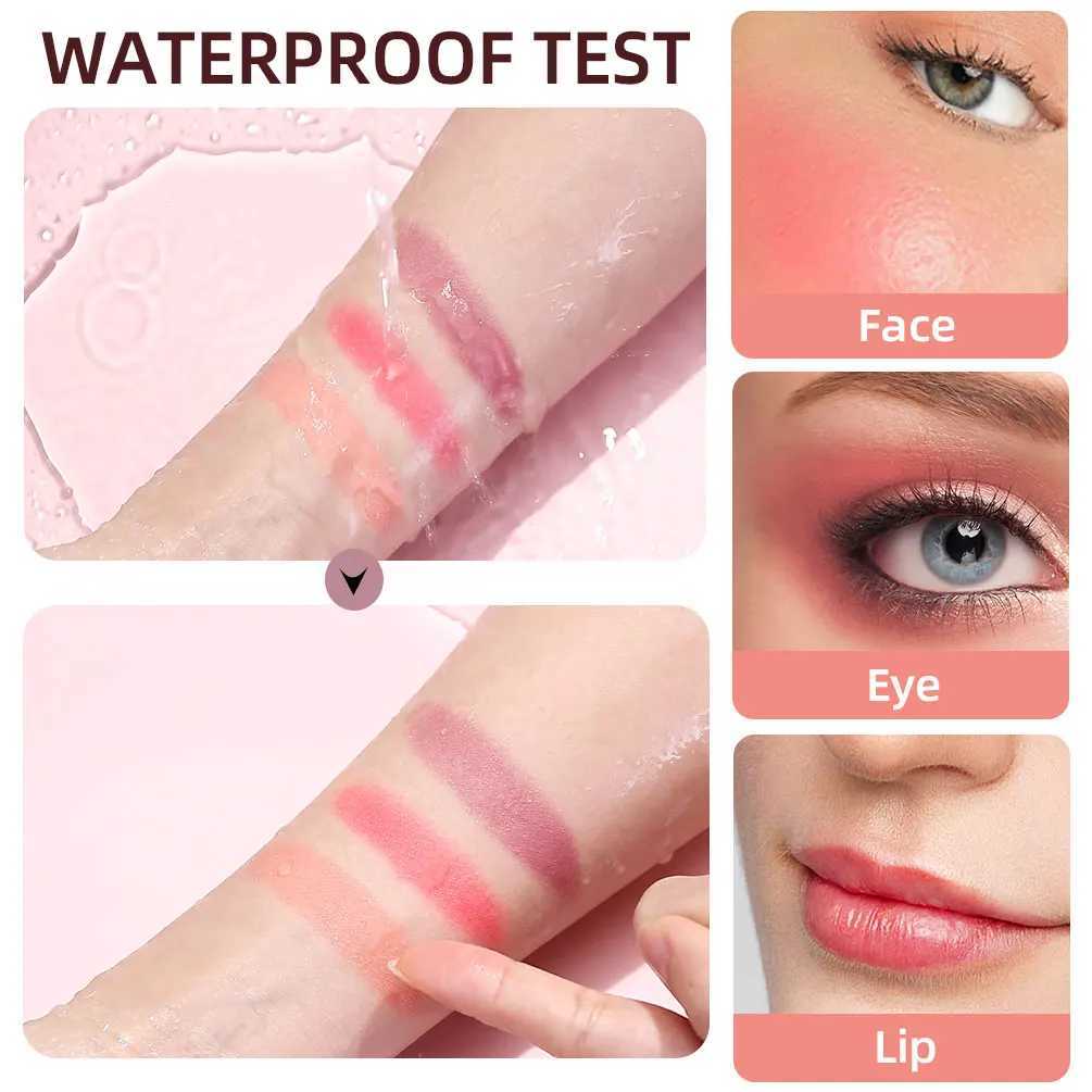 QIBEST B Stick Liquid B Face Ber Natural Cream Cheek Tint Brighten Eye Highlight Contour Stick Sponge Head MakeupW250220