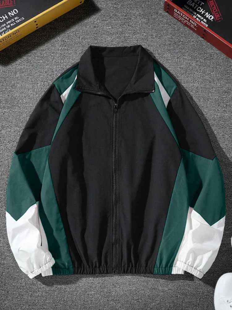 Mens colorful jacket lightweight casual travel friendly windproof durable high-quality fabric boyfriend gift W2502119