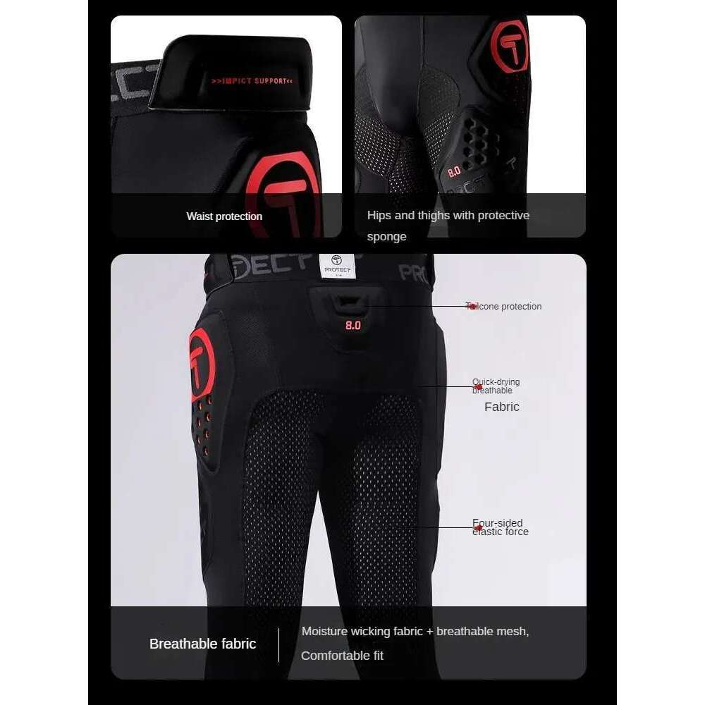 All-terrain motorcycle cycling pants, anti-fall racing pants, hip protection, brand T, Lindau track, outdoor