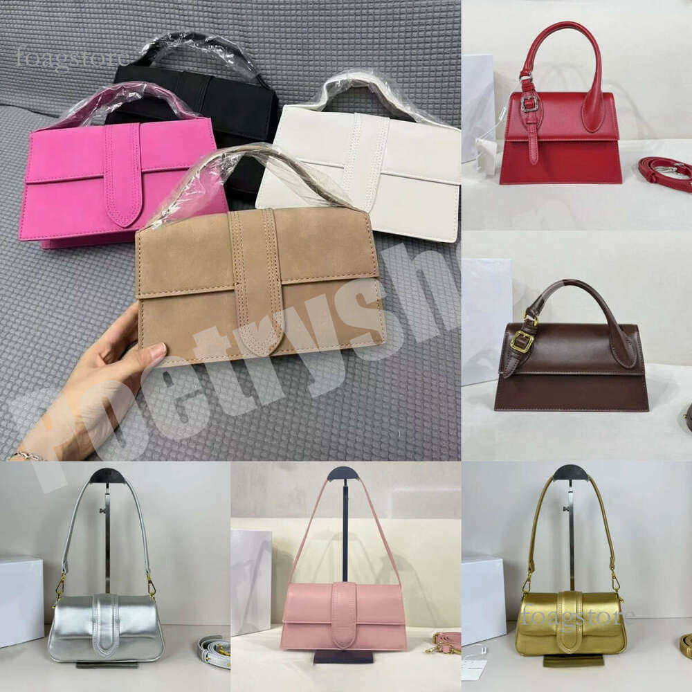2025 New Womens Bags 5A Top Designer Bag Le Vintage Fashion Handbags Jaquemuses Bag Underarm Frosted Suede One Shoulder Bag Handheld Wallet E00
