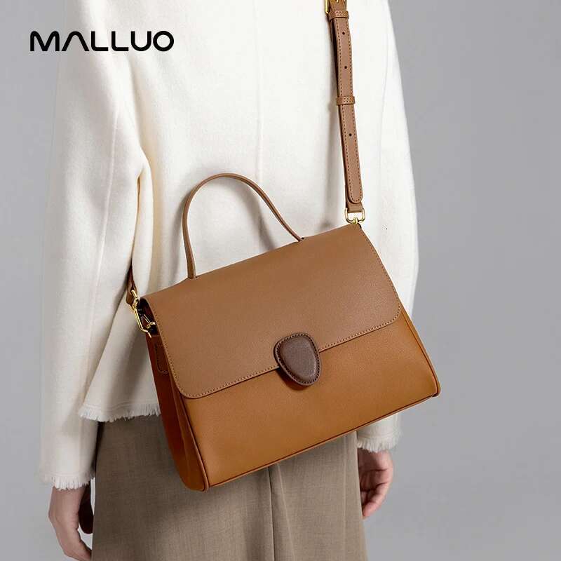 Women Cow Genuine Leather Handbag Female Large Capacity Retro Cowhide Shoulder Messenger Bag For Ladies Clutch Tote Bags