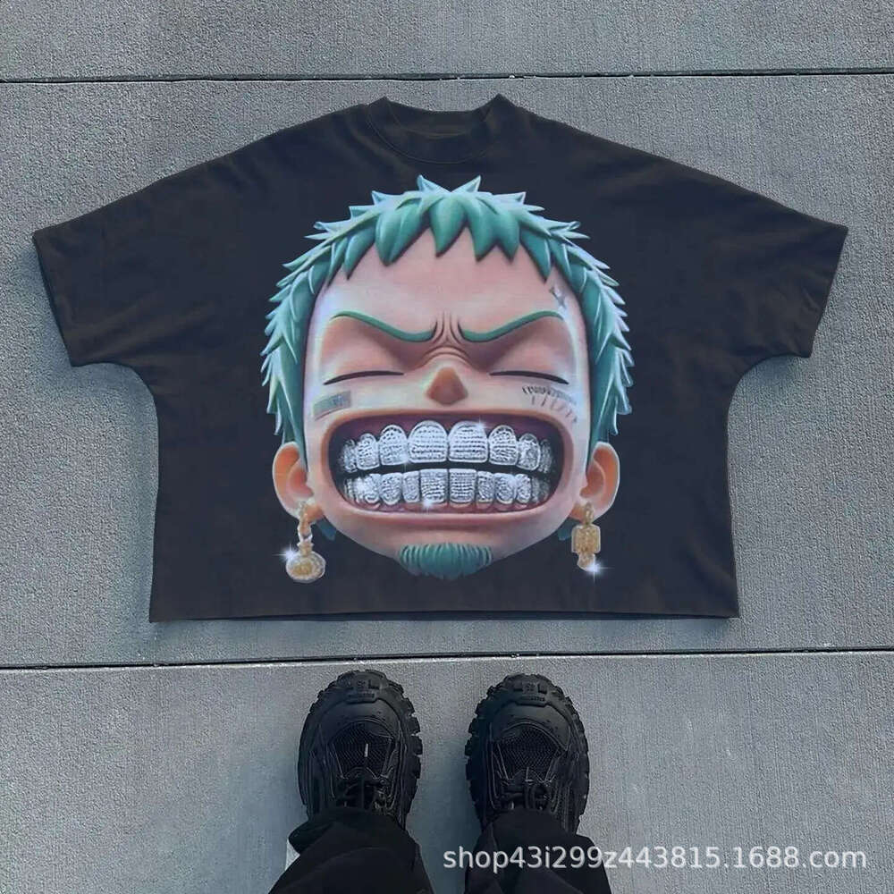 Punk Rock Super Large T-Shirt: Hip Hop Harajuku Style with Joker Print