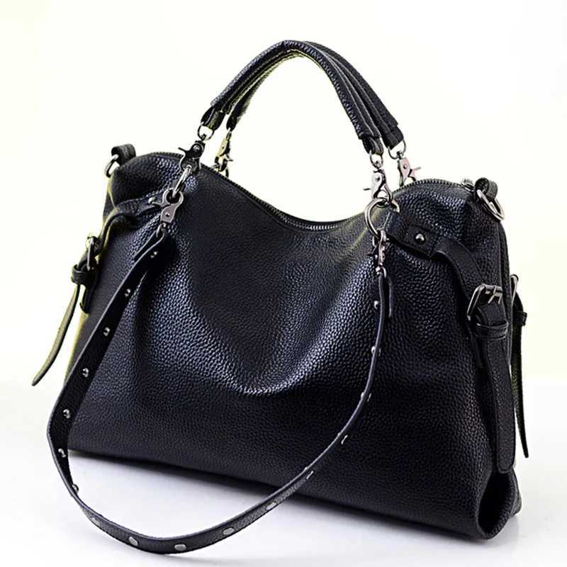 Customized womens PU leather handbag new fashion denim womens messenger bag single shoulder handbag large bag Y250218