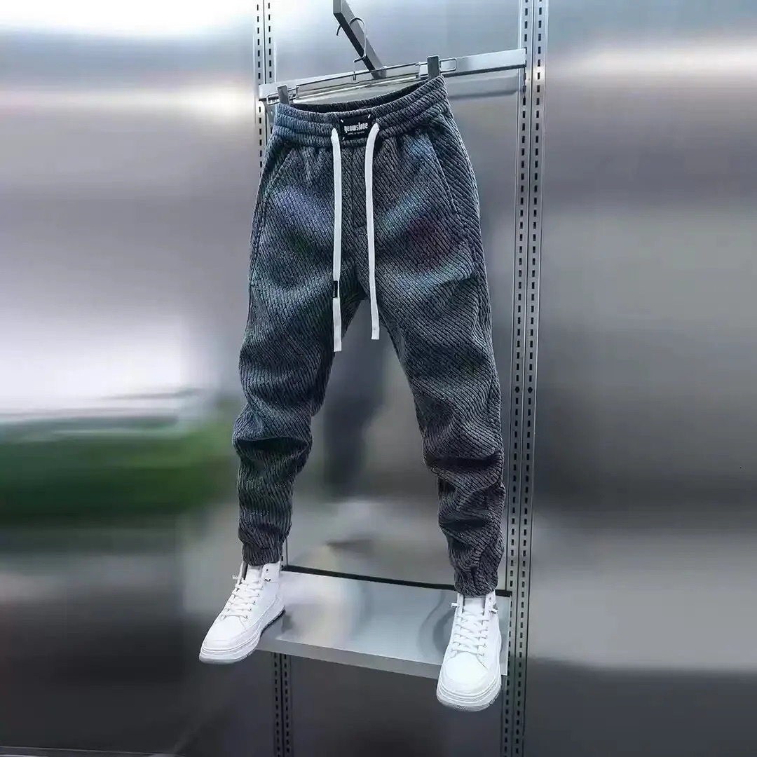 Trousers Man Pants for Men Mens Sweatpants Y2k Clothes Big Size Sport Gym Sports Clothing Winter Workout Baggy Wide 250219