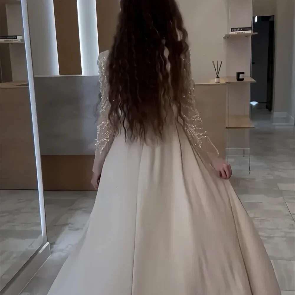 Custom Prom Dresses Women Dress Formal Square Collar Column Floor Length Skirts Shirted Draped Beads Pearl Tailored