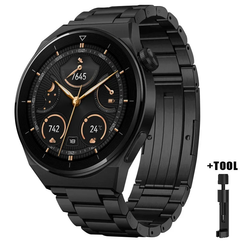 Metal Watch Strap For HUAWEI 3 Pro Band 22mm GT 46mmGT3GT 2 46mmGT2 Bracelet 250118
