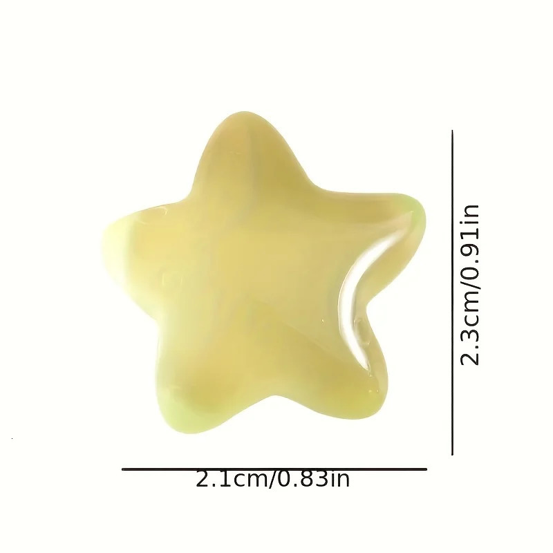 7pcs GlowintheDark Star Shoe Charms Easy Install Fun DIY hole shoes Buckles for Hole 250219