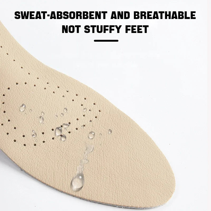 Leather Women Shoes Insoles Soft Nonslip Shoe Pads Comfort Arch Support Insole for Feet Plantar Fasciitis Relief Inserts 250219