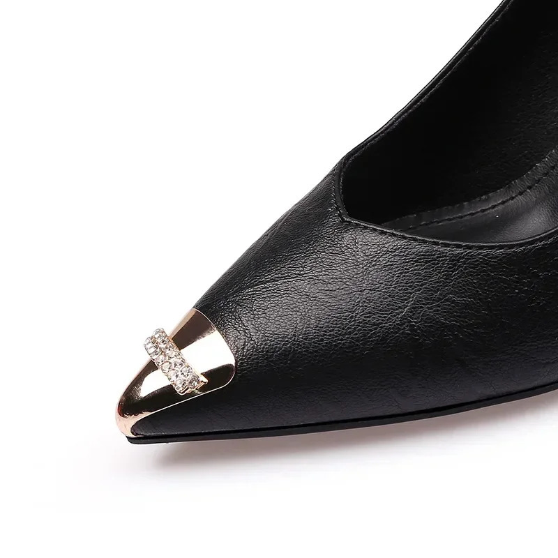 Women High Heel Metal Toe Cap Wear and Tear Concealer Antikicking Leather Shoes Point Protector Flat Shoe Tips Accessorices 250219