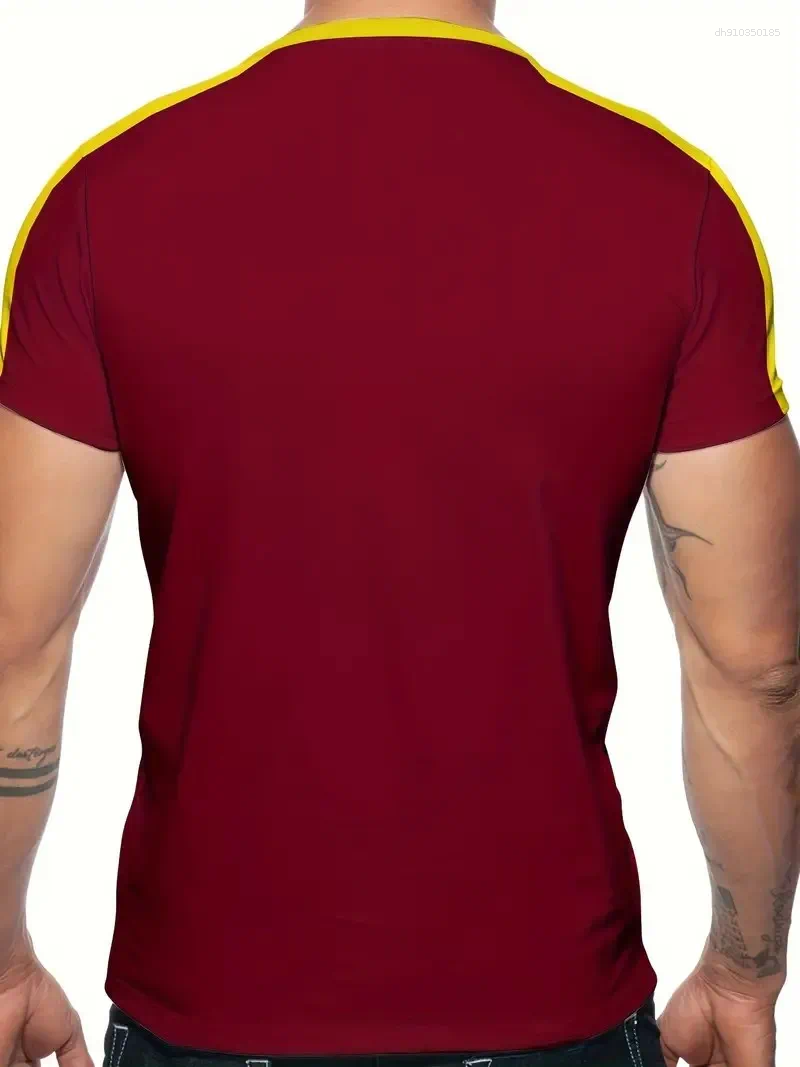 Men's T Shirts Brazilian Style Casual Short Sleeve T-Shirt 3D Printed Crew Neck Pullover For Summer Outdoor Activities And Daily Wear