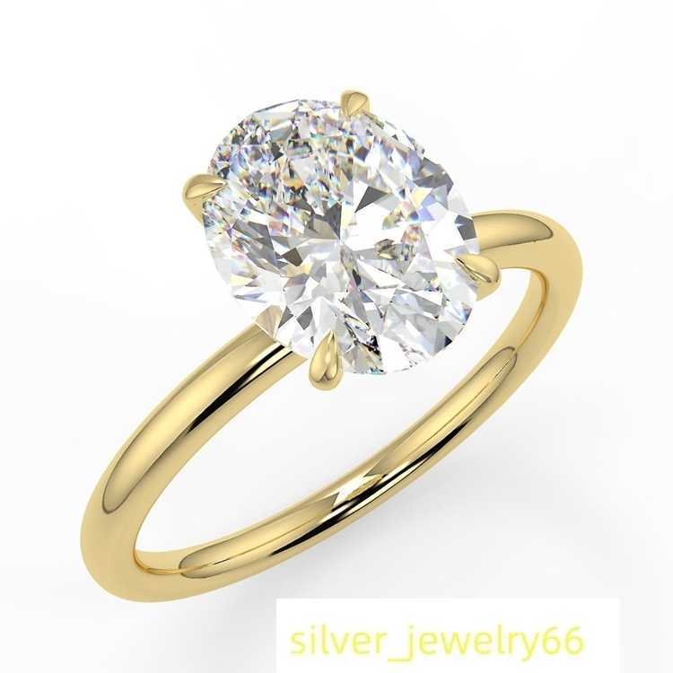 AAA GEMS Wholesale Price New Moissanite Ring Oval Custom Moissanite Ring