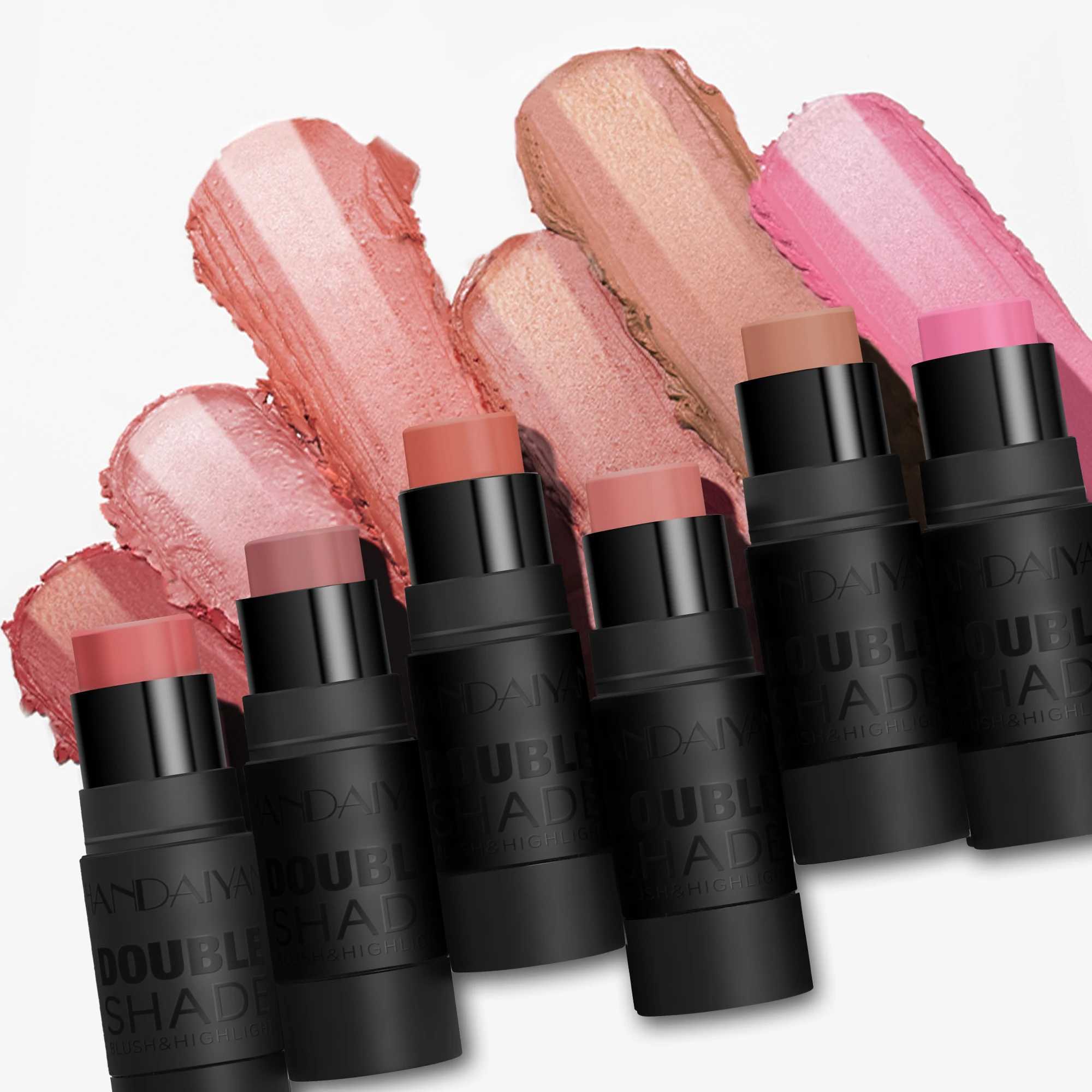 HANDAIYAN Sand B Highlighter Stick Facial Brightening Rouge Facial Ber Long-lasting Brightening Makeup CosmeticsW250220