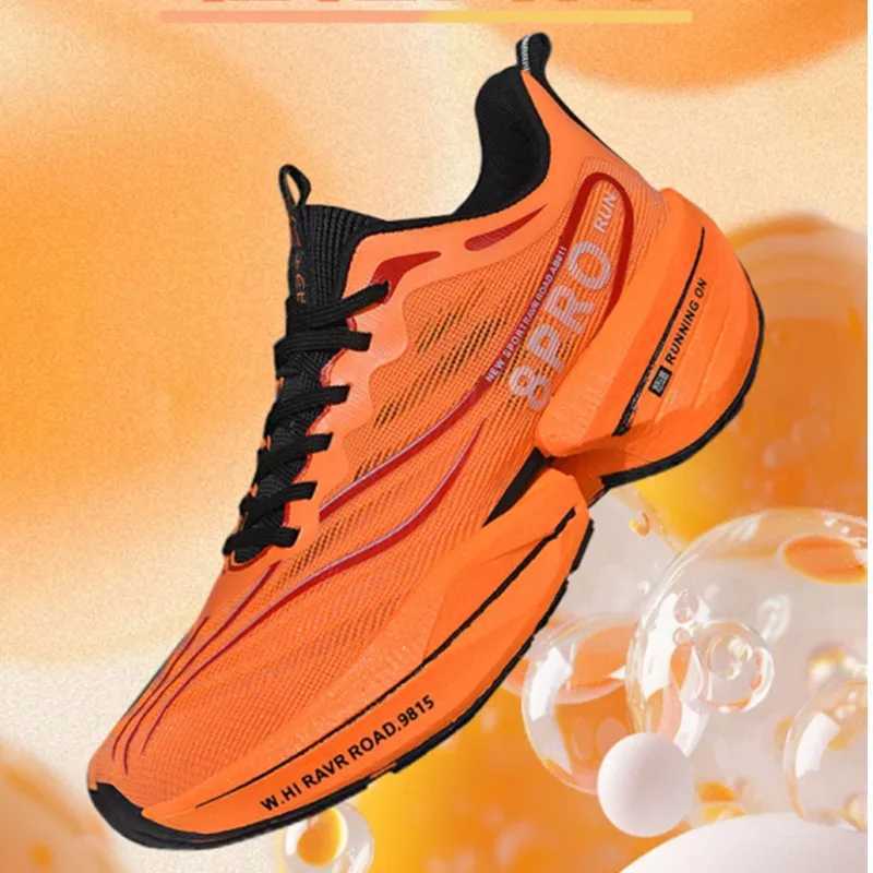 Marathon Men Sports Running Shoes Breathable CarbonPlate Women Comfortable Athletic Nonskid Training Tennis Sneakers Air Cushion Z250225