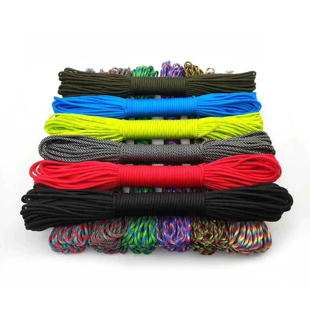 31 meter diameter 4mm 9 vertical core umbrella ropes used for survival camping climbing 250213