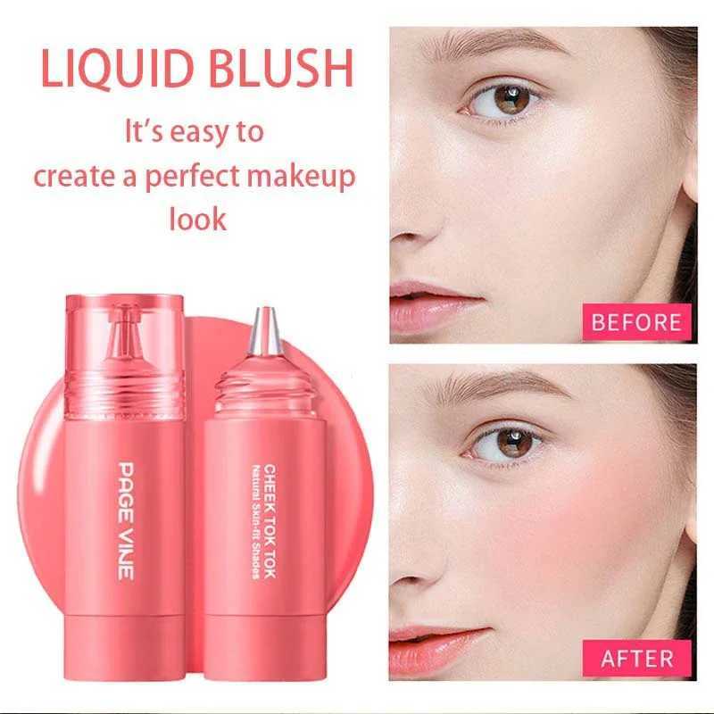 Push-type Liquid B Brighten Whiten Natural Rouge Moisturize Multifunctional Matte Lipstick Shadow Cheek Spot Coating BW250220