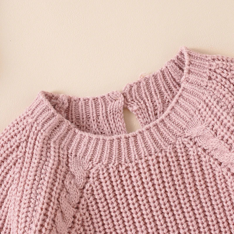 Autumn Baby Bodysuits Clothes Winter Solid Long Sleeve Knit born Boys Girls Onesie Hats Outfits 0-18m Infant Netural Costumes 250220