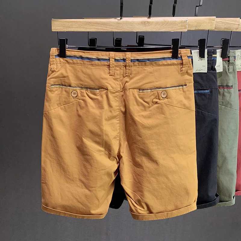 Mens casual shorts 2024 new summer thin cotton outdoor mountain sports pants loose straight cargo beach shorts X250220